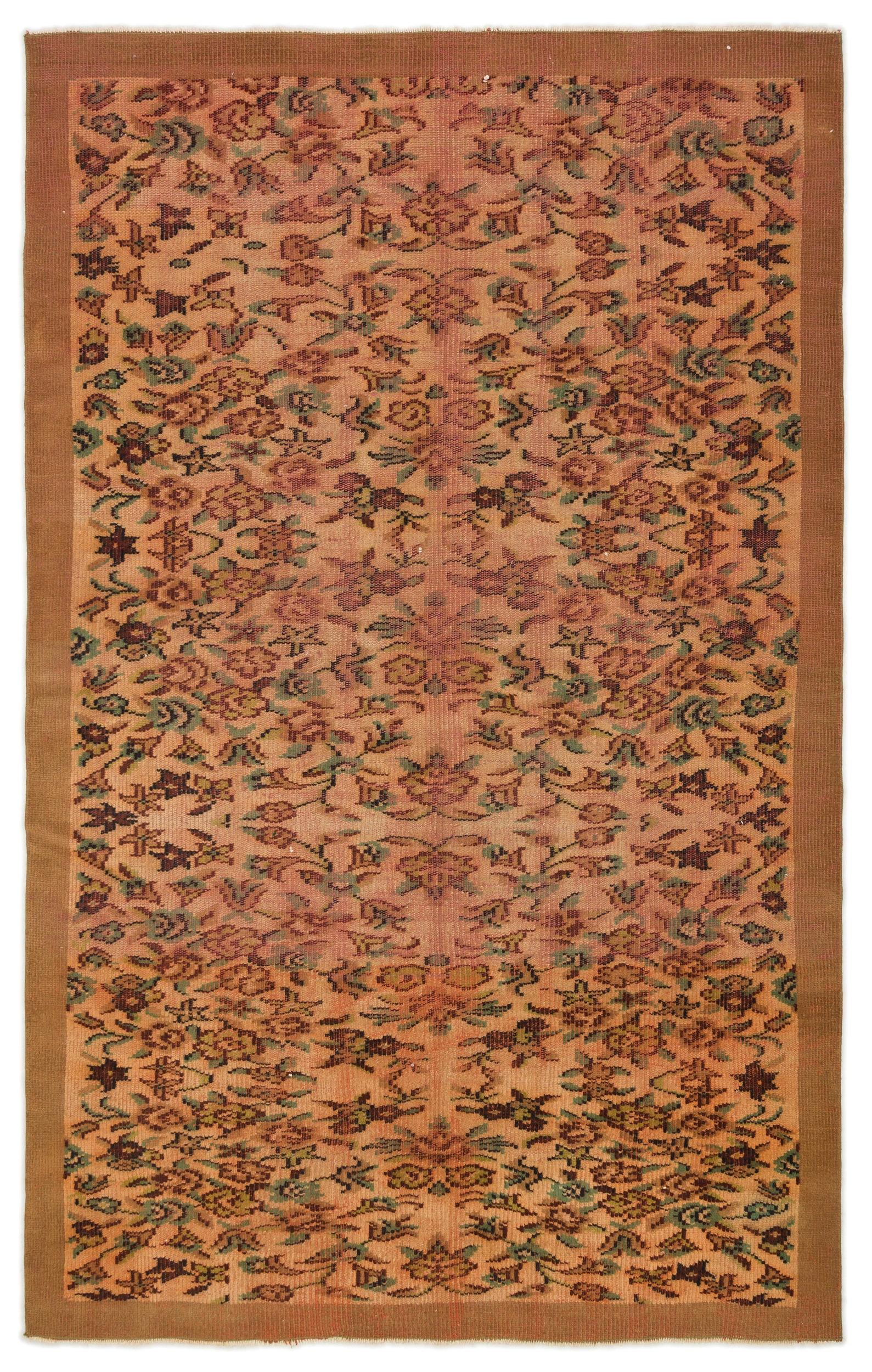 Floteus - Vintage Floral Rug - 5'6 X 8'3