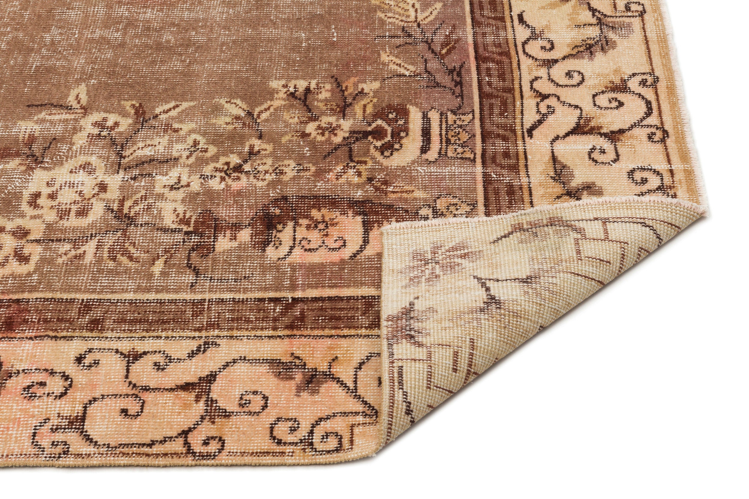 Trafaa - Vintage Medallion Rug - 6'4 X 9'8