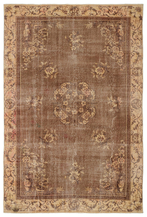 Load image 1 in gallery view. Trafaa - Vintage Medallion Rug - 6'4 X 9'8