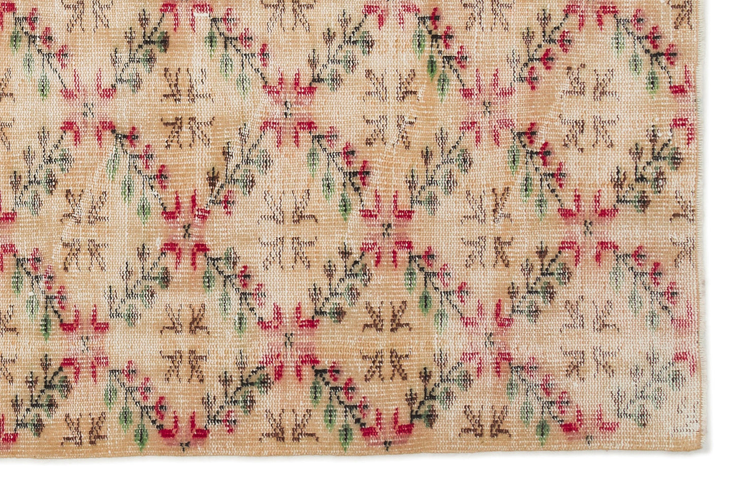 Legeas - Vintage Floral Rug - 4'10 X 7'5