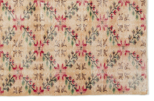 Load image 1 in gallery view. Legeas - Vintage Floral Rug - 4'10 X 7'5