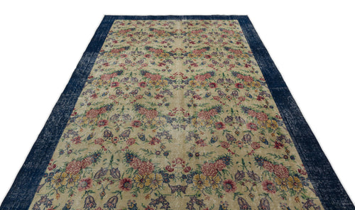Load image 1 in gallery view. Glerois - Vintage Floral Rug - 6'2 X 9'9