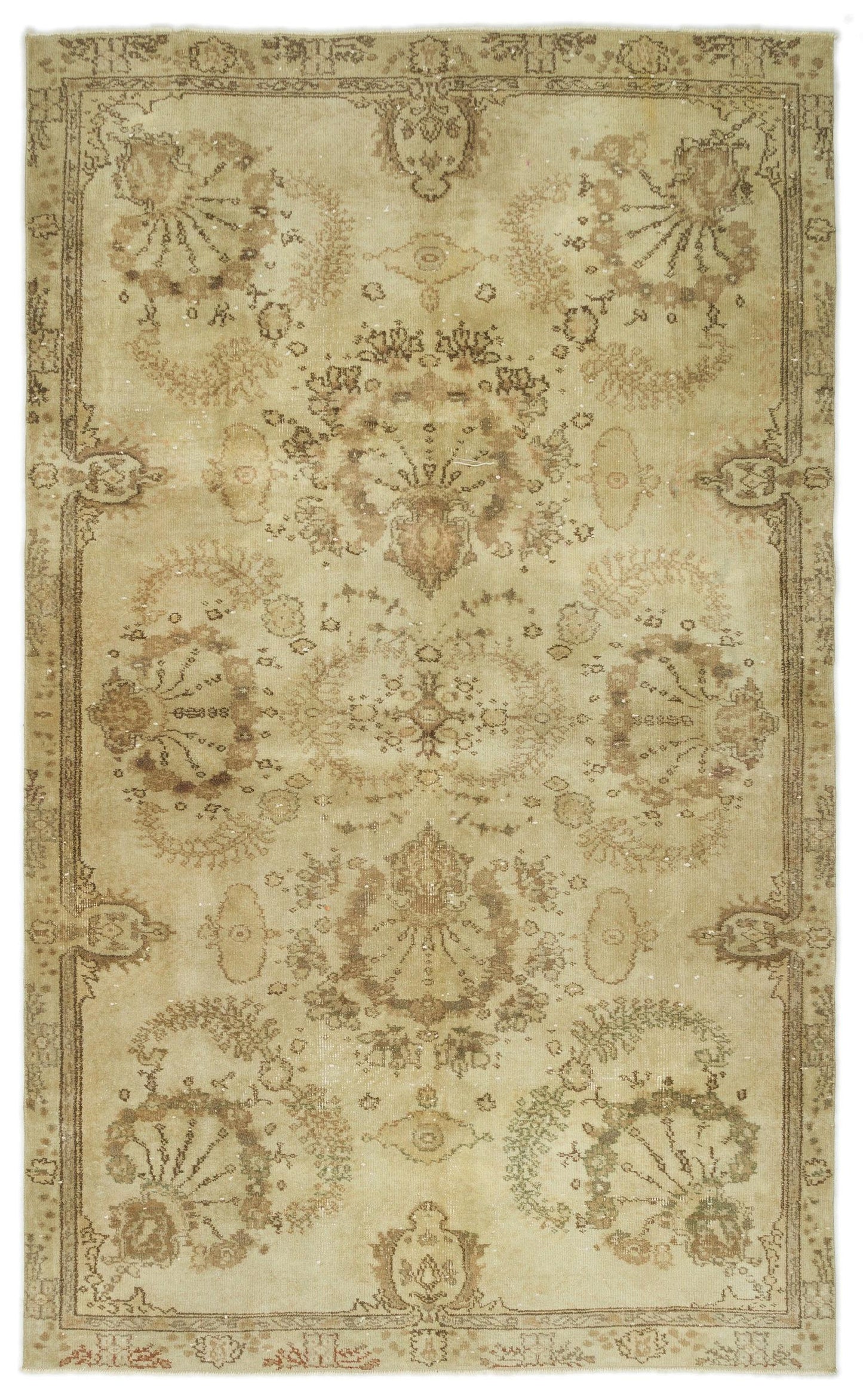 Thomena - Vintage Floral Rug - 5'3 X 8'8