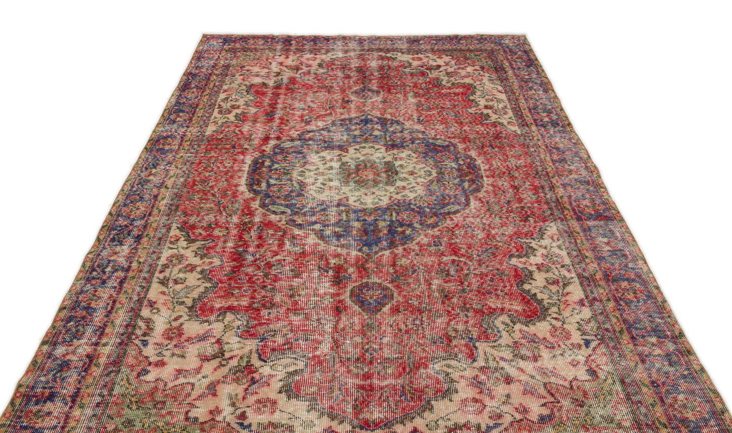 Kudoa - Vintage Medallion Rug - 6'0 X 9'4