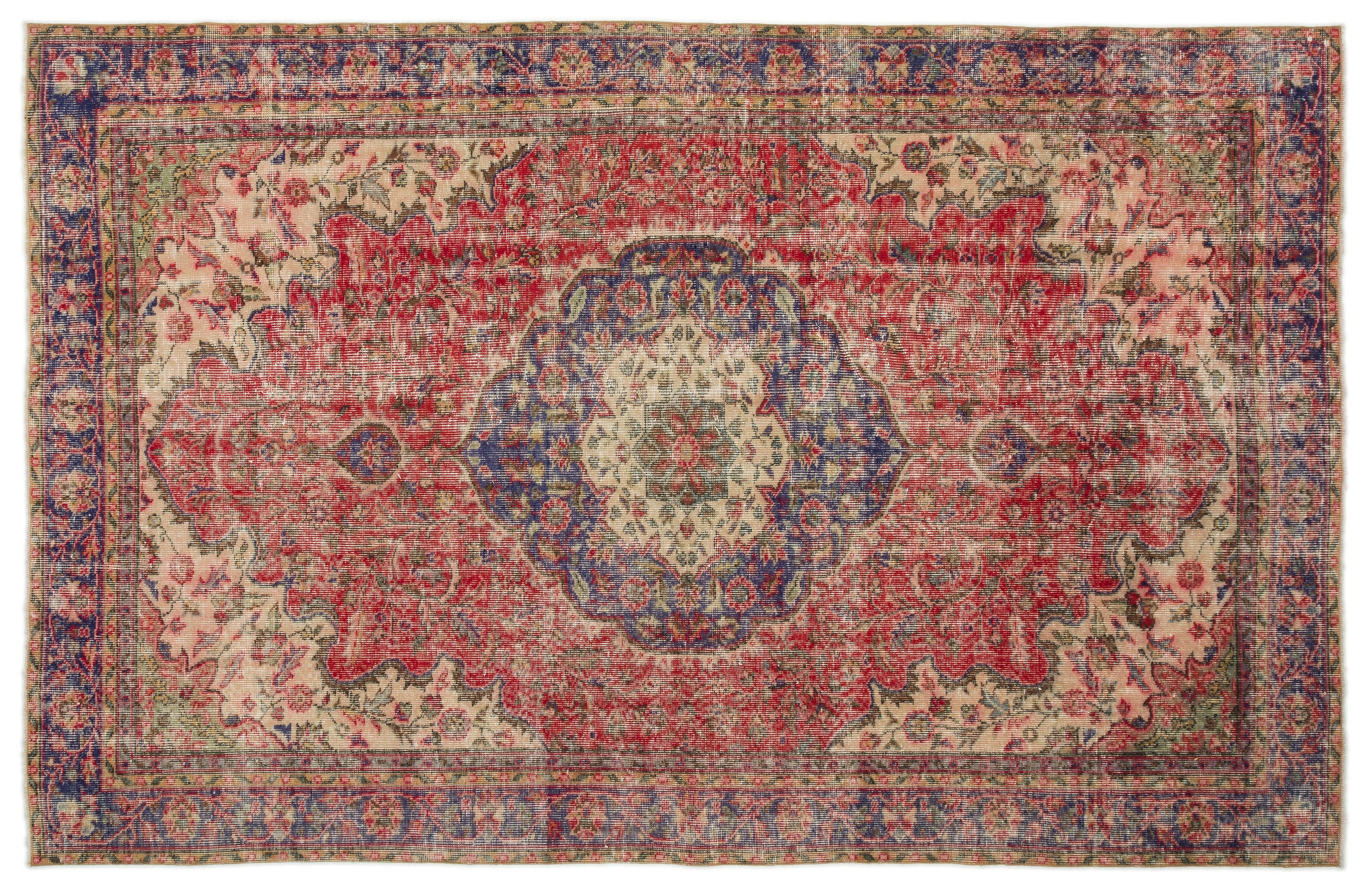 Kudoa - Vintage Medallion Rug - 6'0 X 9'4
