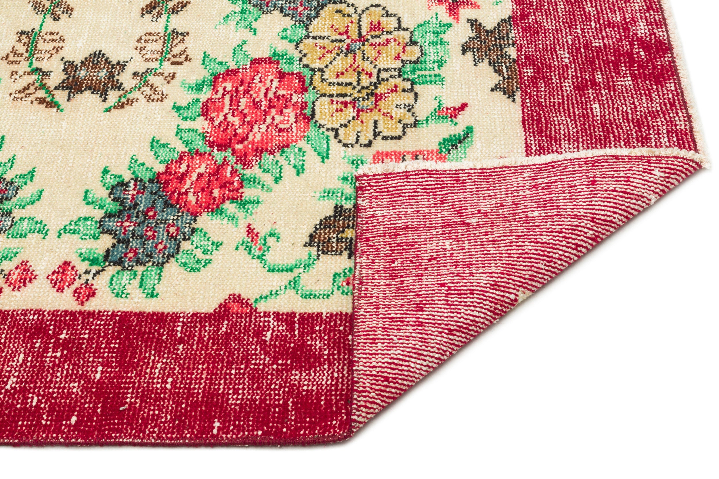 Nezoor - Vintage Floral Rug - 6'2 X 10'0