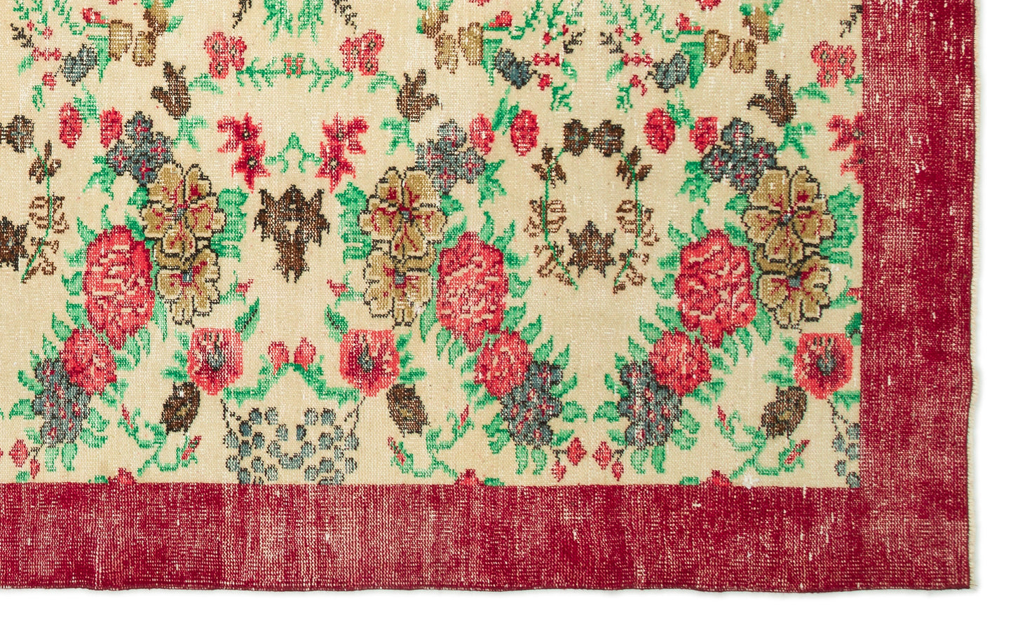 Nezoor - Vintage Floral Rug - 6'2 X 10'0