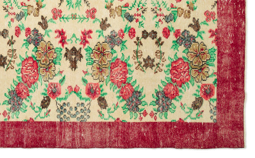 Load image 1 in gallery view. Nezoor - Vintage Floral Rug - 6'2 X 10'0