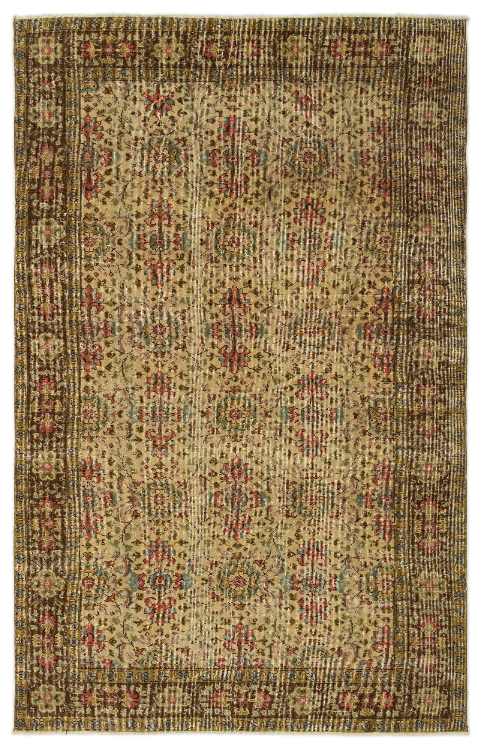 Slifua - Vintage Floral Rug - 5'2 X 8'4