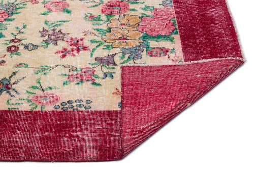 Load image 1 in gallery view. Pabola - Vintage Floral Rug - 5'4 X 8'7