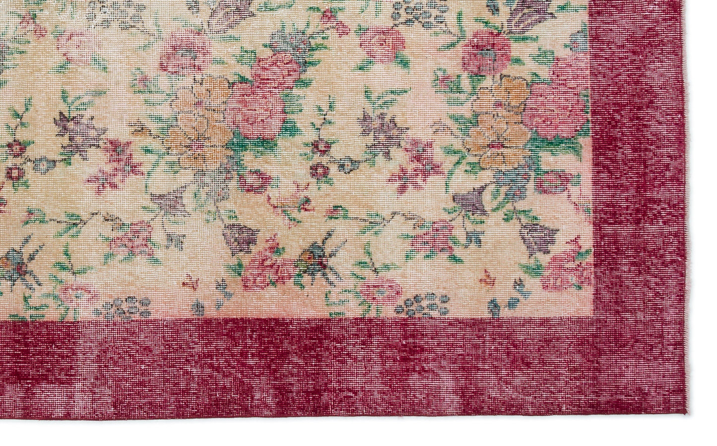 Pabola - Vintage Floral Rug - 5'4 X 8'7