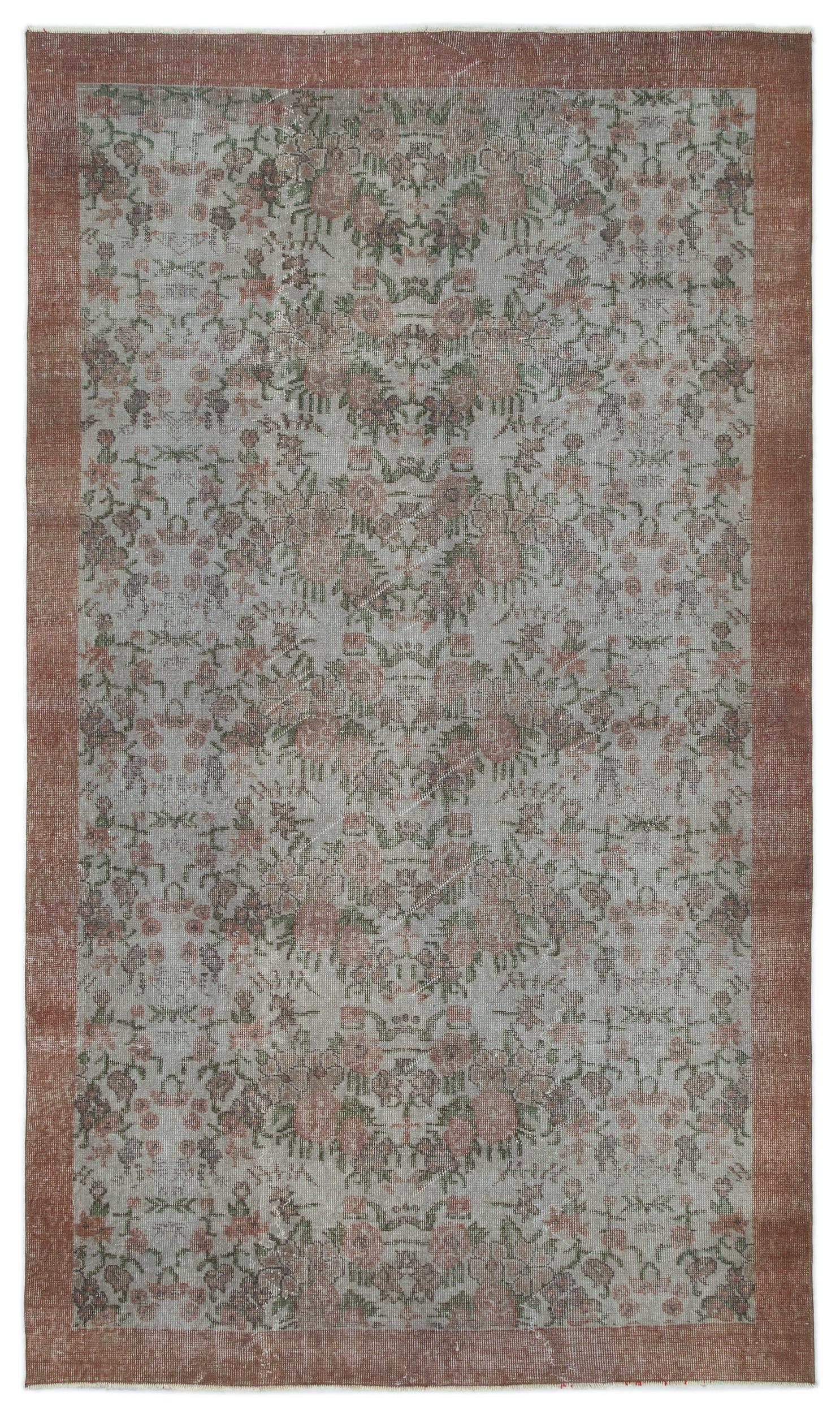 Briis - Vintage Floral Rug - 5'4 X 9'6