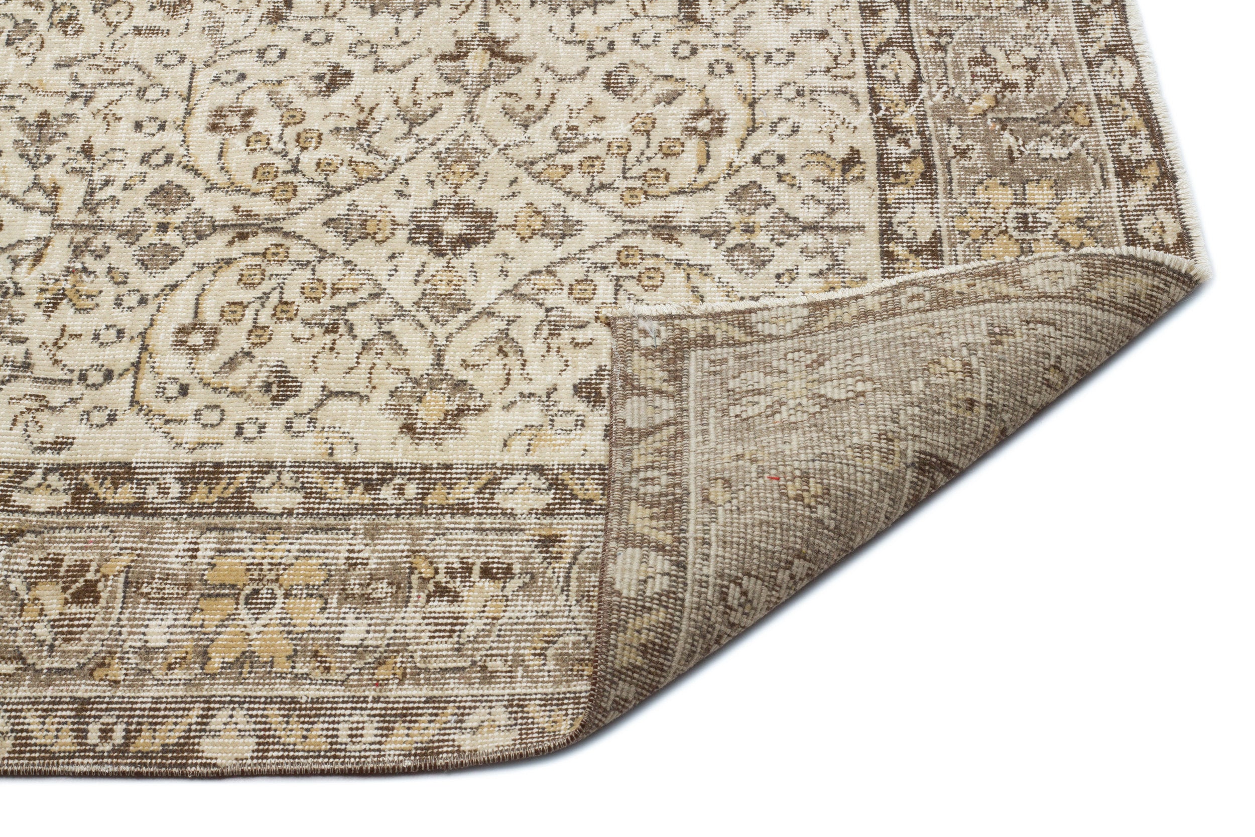 Doteex - Vintage Floral Rug - 5'10 X 9'2