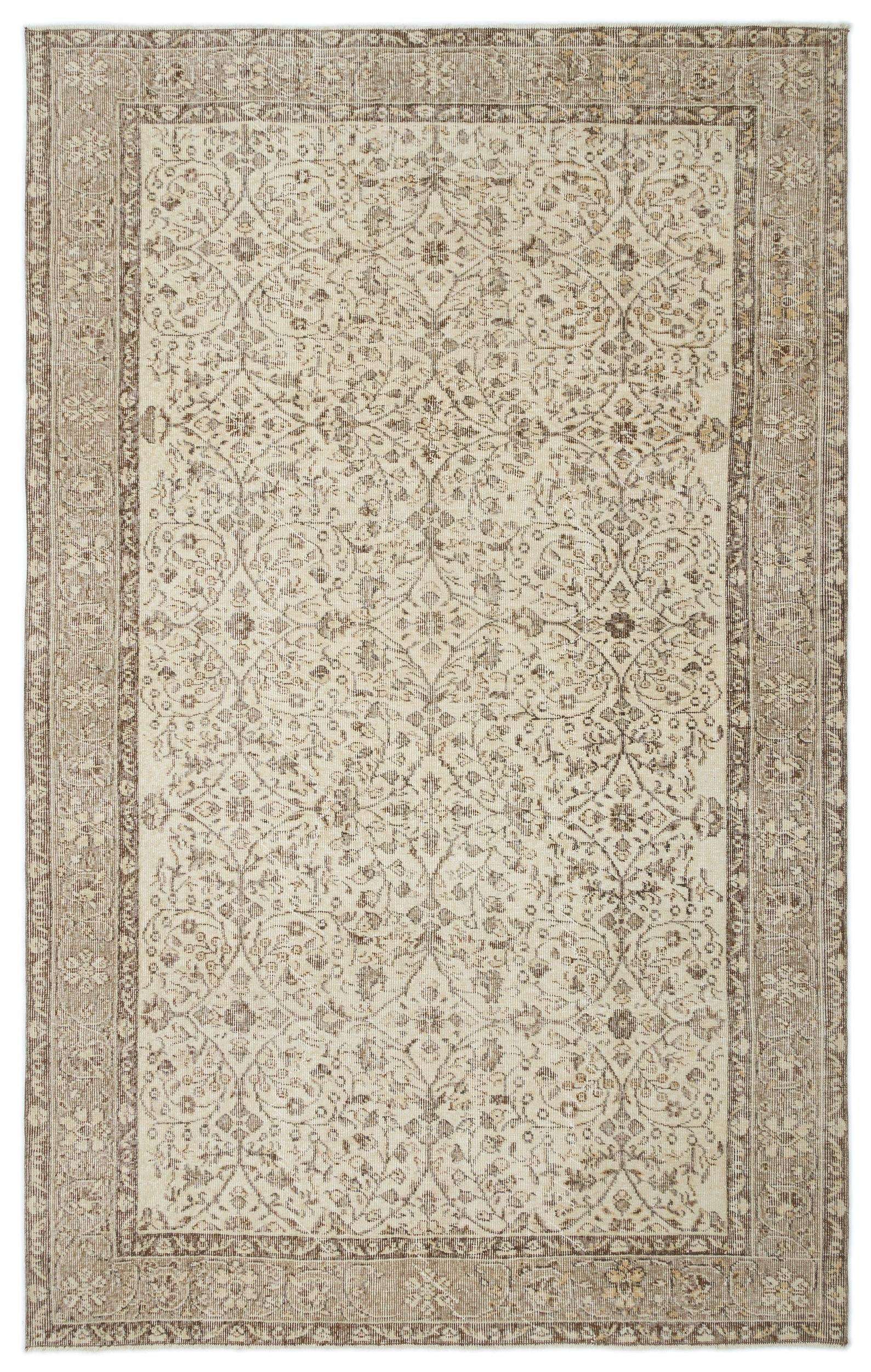 Doteex - Vintage Floral Rug - 5'10 X 9'2