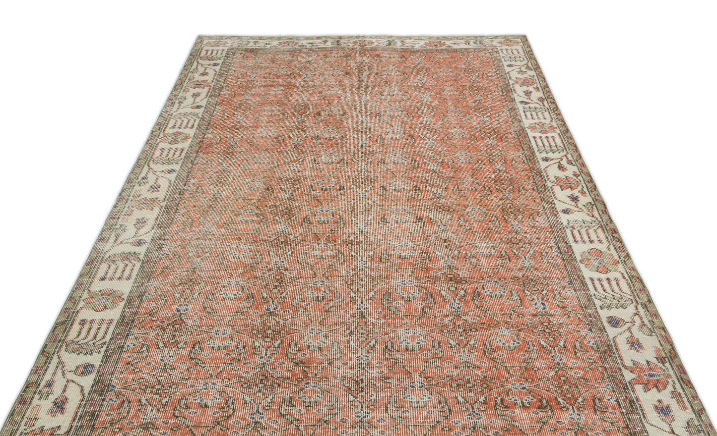 Soamaya - Vintage Floral Rug - 5'7 X 9'5
