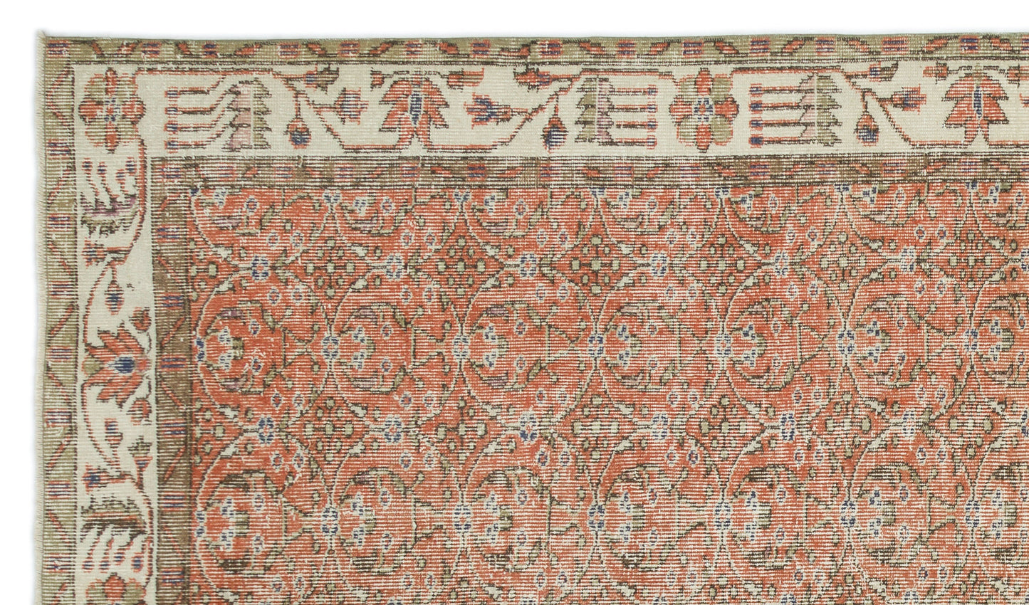 Soamaya - Vintage Floral Rug - 5'7 X 9'5