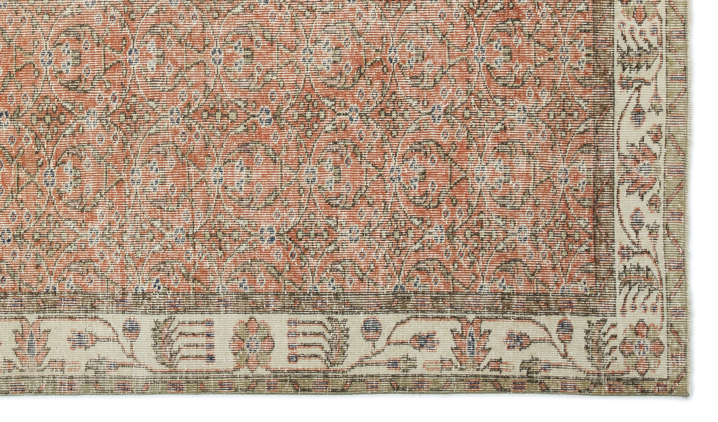 Soamaya - Vintage Floral Rug - 5'7 X 9'5