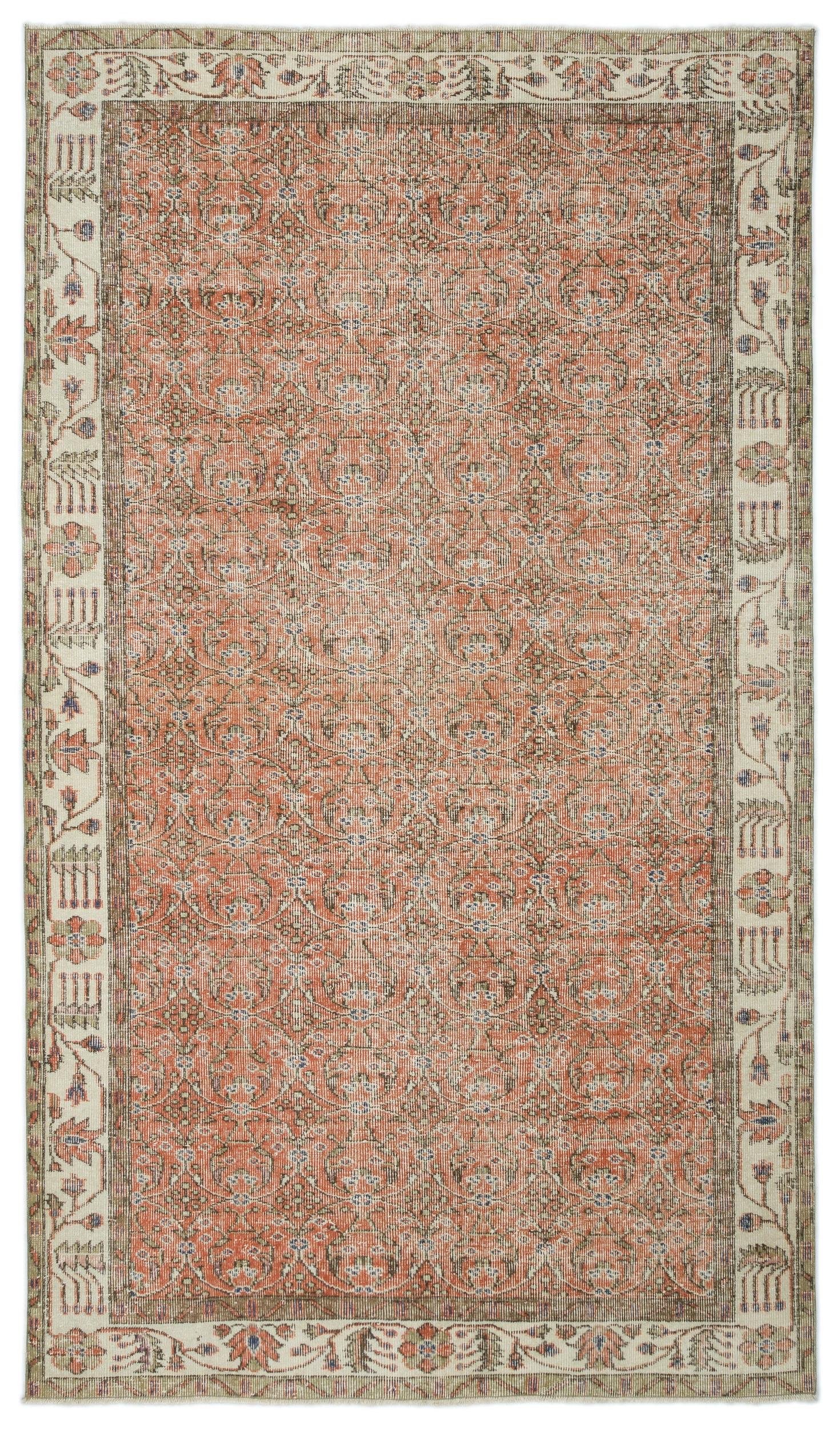 Soamaya - Vintage Floral Rug - 5'7 X 9'5