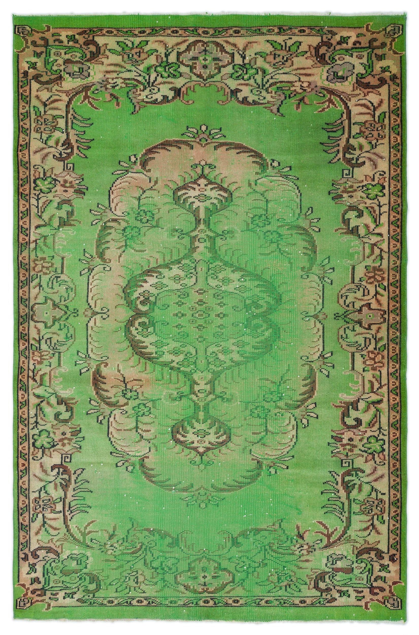 Blear - Vintage Medallion Rug - 5'6 X 8'6