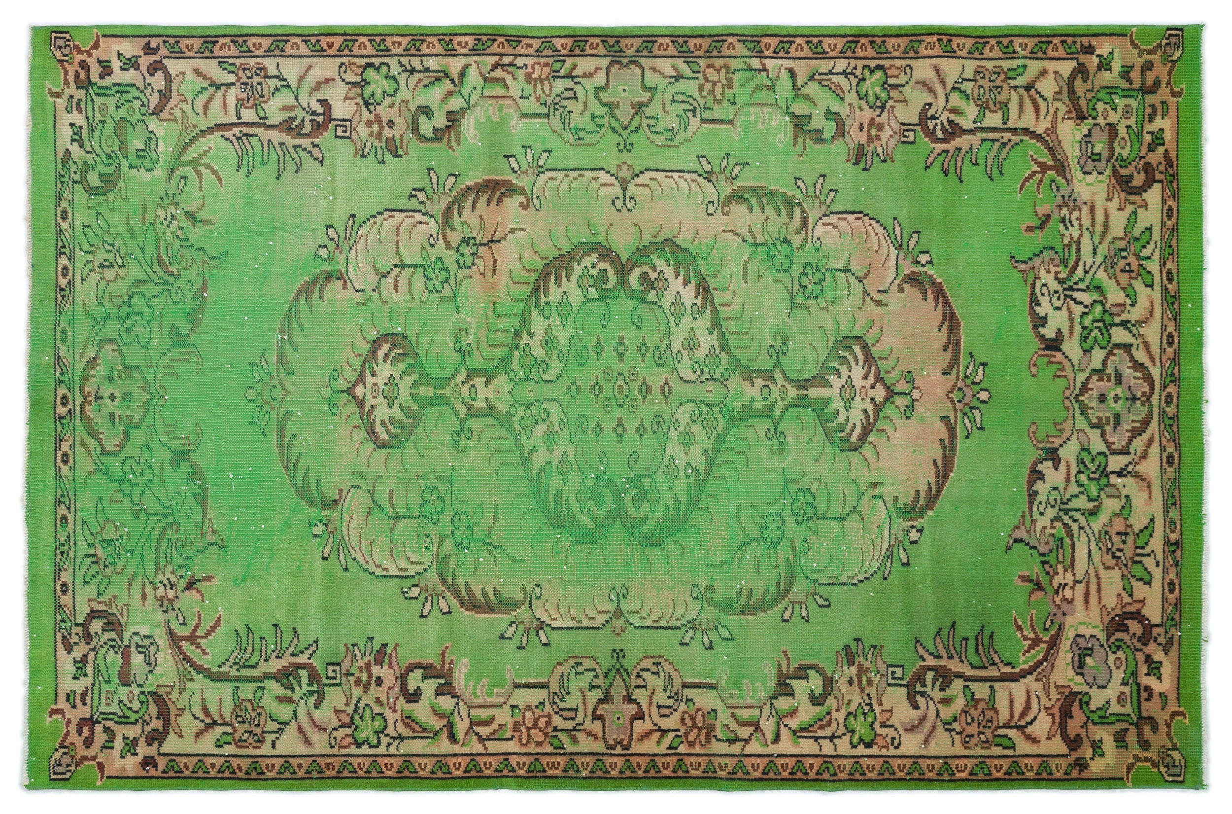 Blear - Vintage Medallion Rug - 5'6 X 8'6
