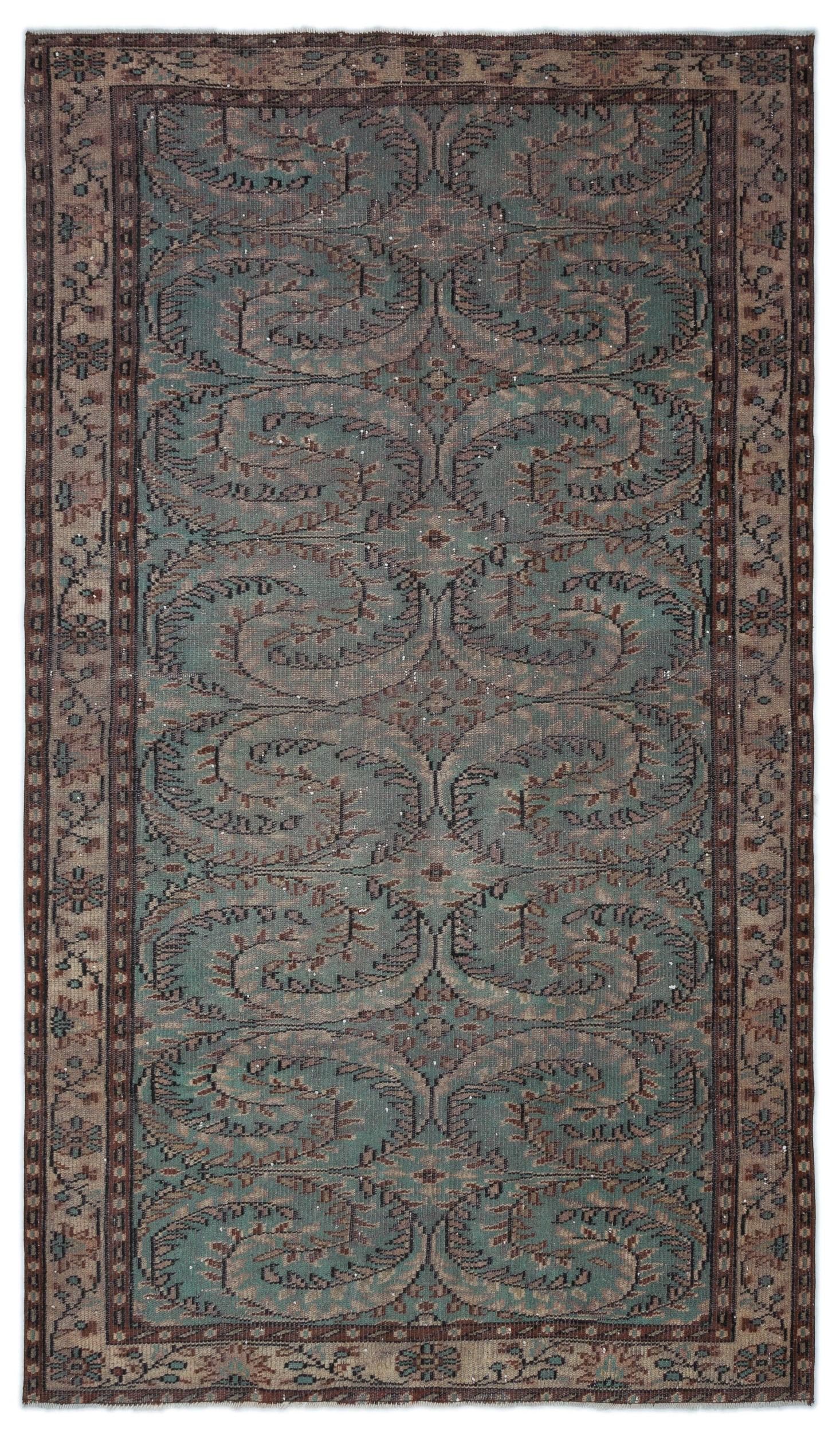 Hatuan - Vintage Floral Rug - 5'1 X 8'10