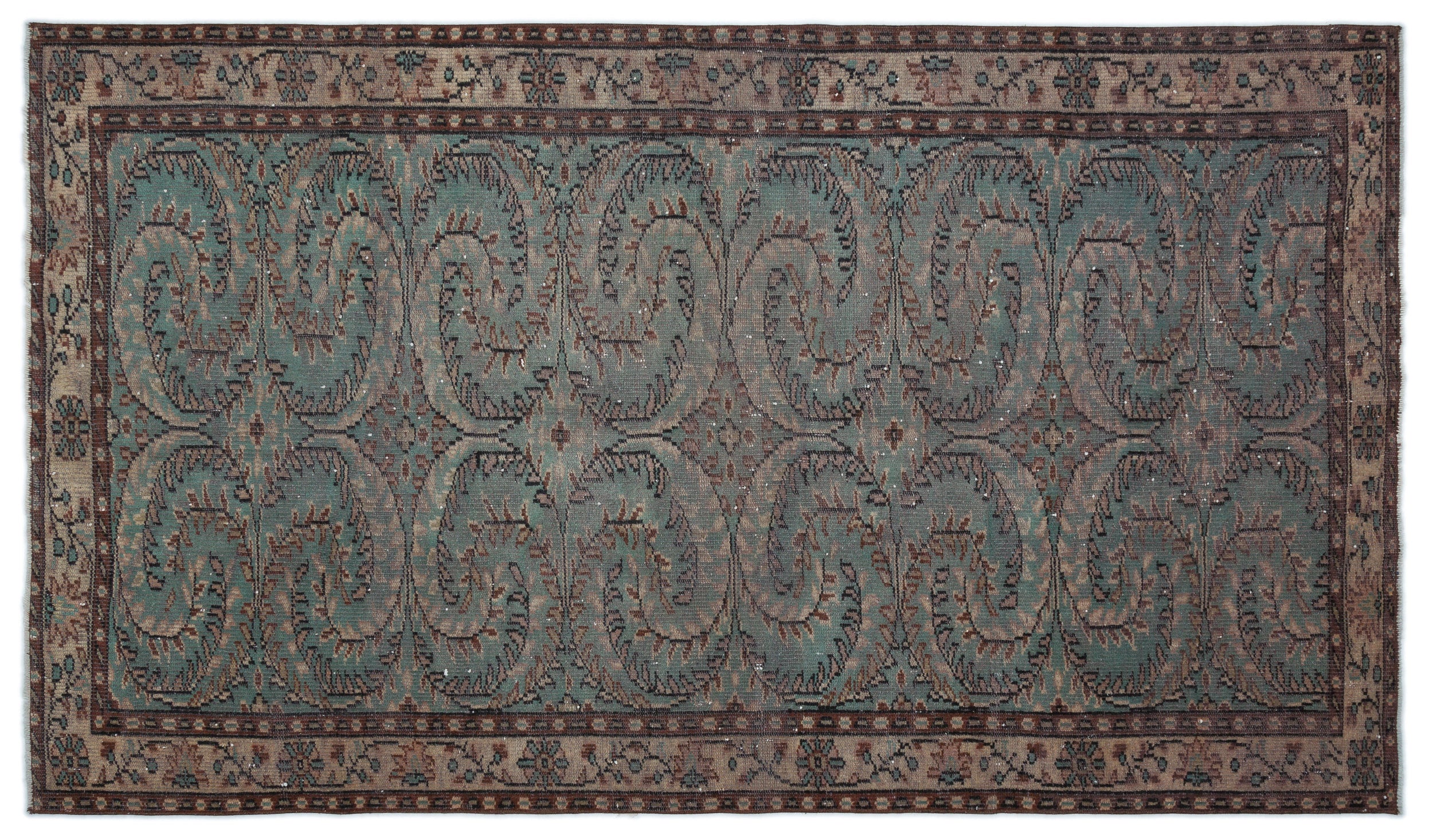 Hatuan - Vintage Floral Rug - 5'1 X 8'10