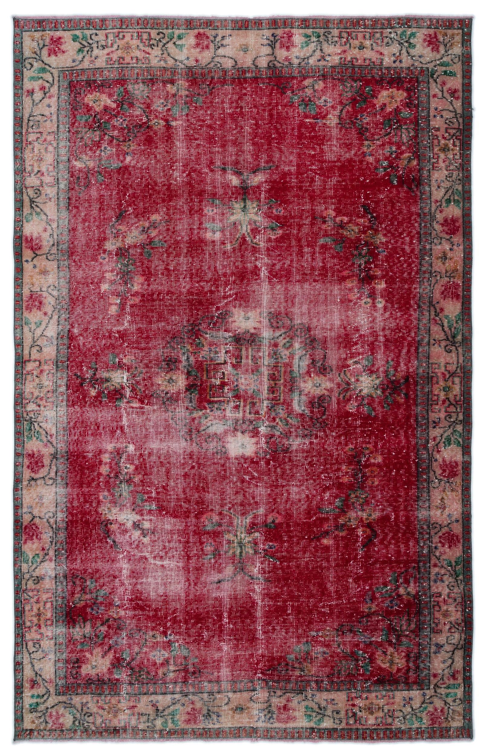 Draon - Vintage Medallion Rug - 5'10 X 9'3