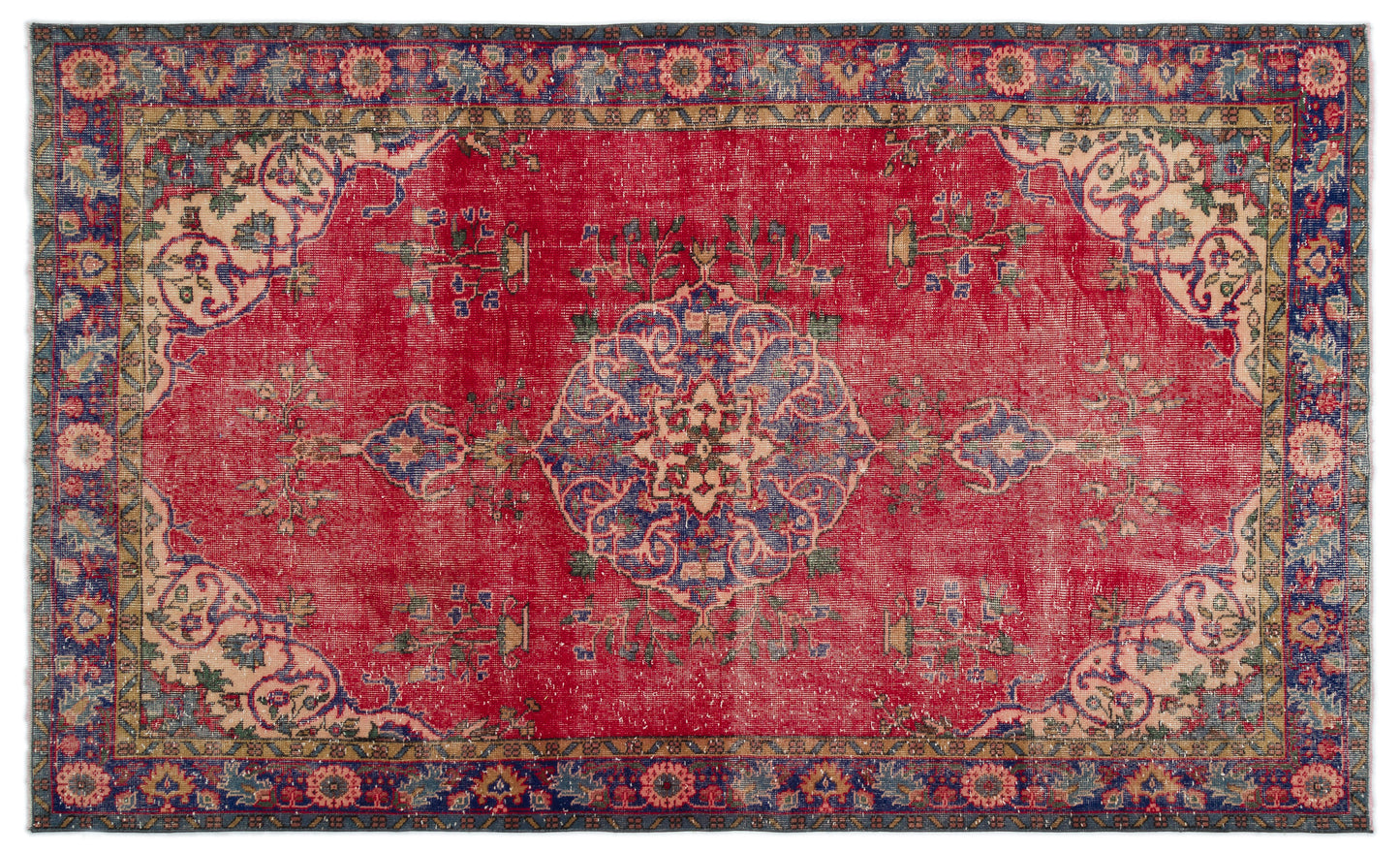 Greor - Vintage Medallion Rug - 5'9 X 9'6