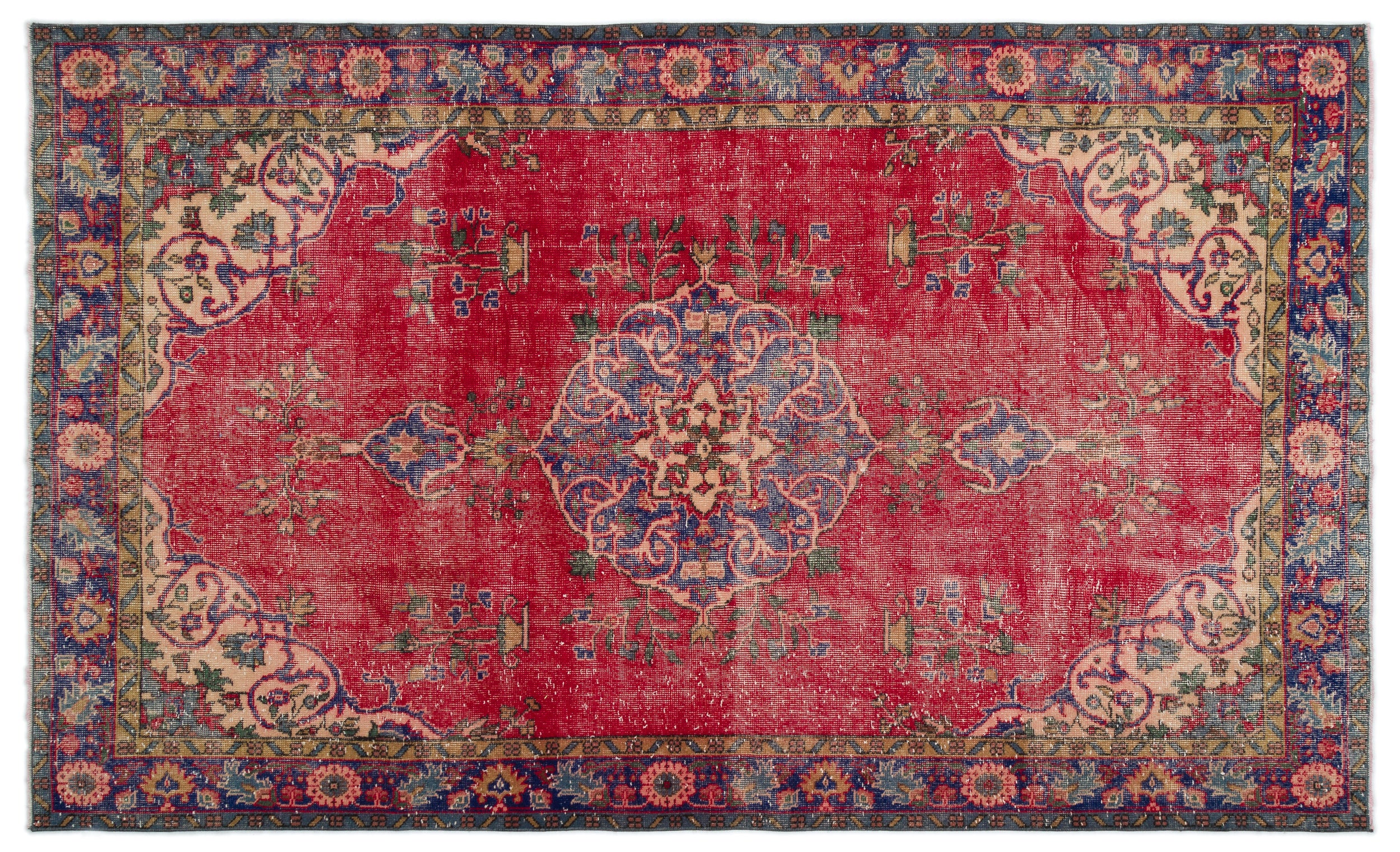 Greor - Vintage Medallion Rug - 5'9 X 9'6