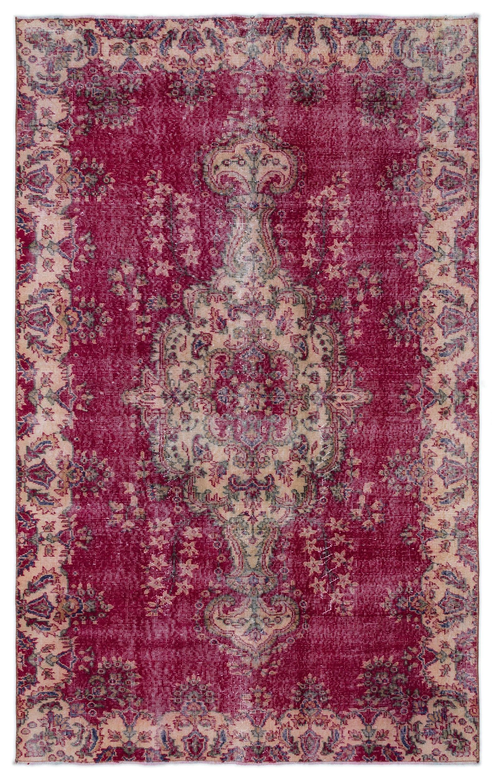 Drapeane - Vintage Medallion Rug - 5'0 X 8'3