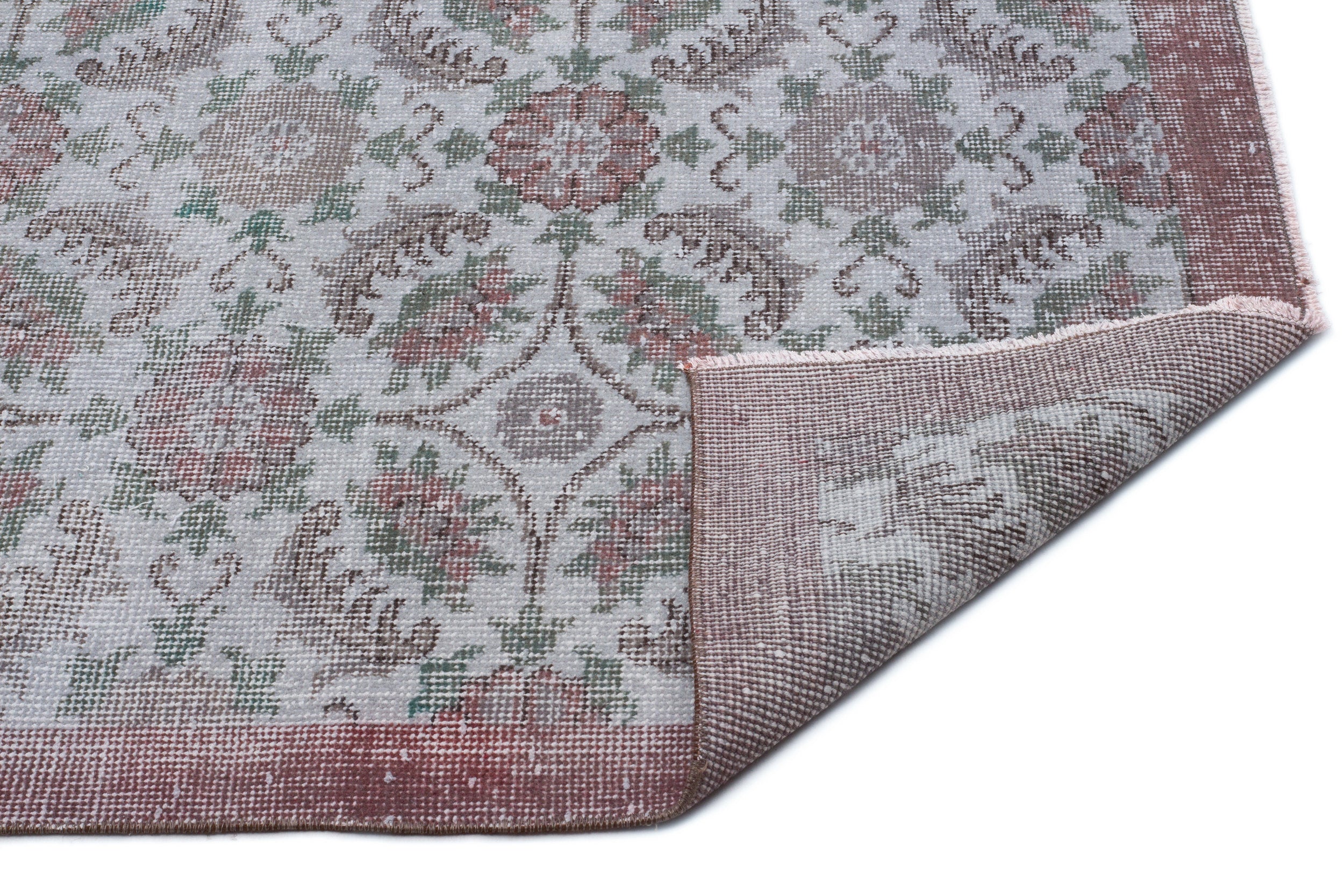 Gopina - Vintage Floral Rug - 5'8 X 9'4