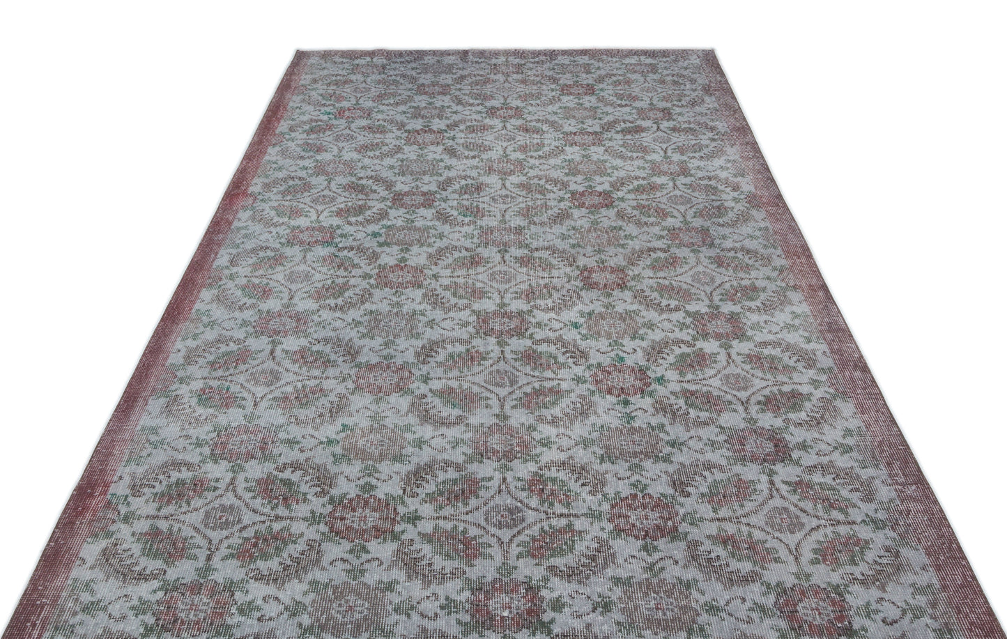 Gopina - Vintage Floral Rug - 5'8 X 9'4