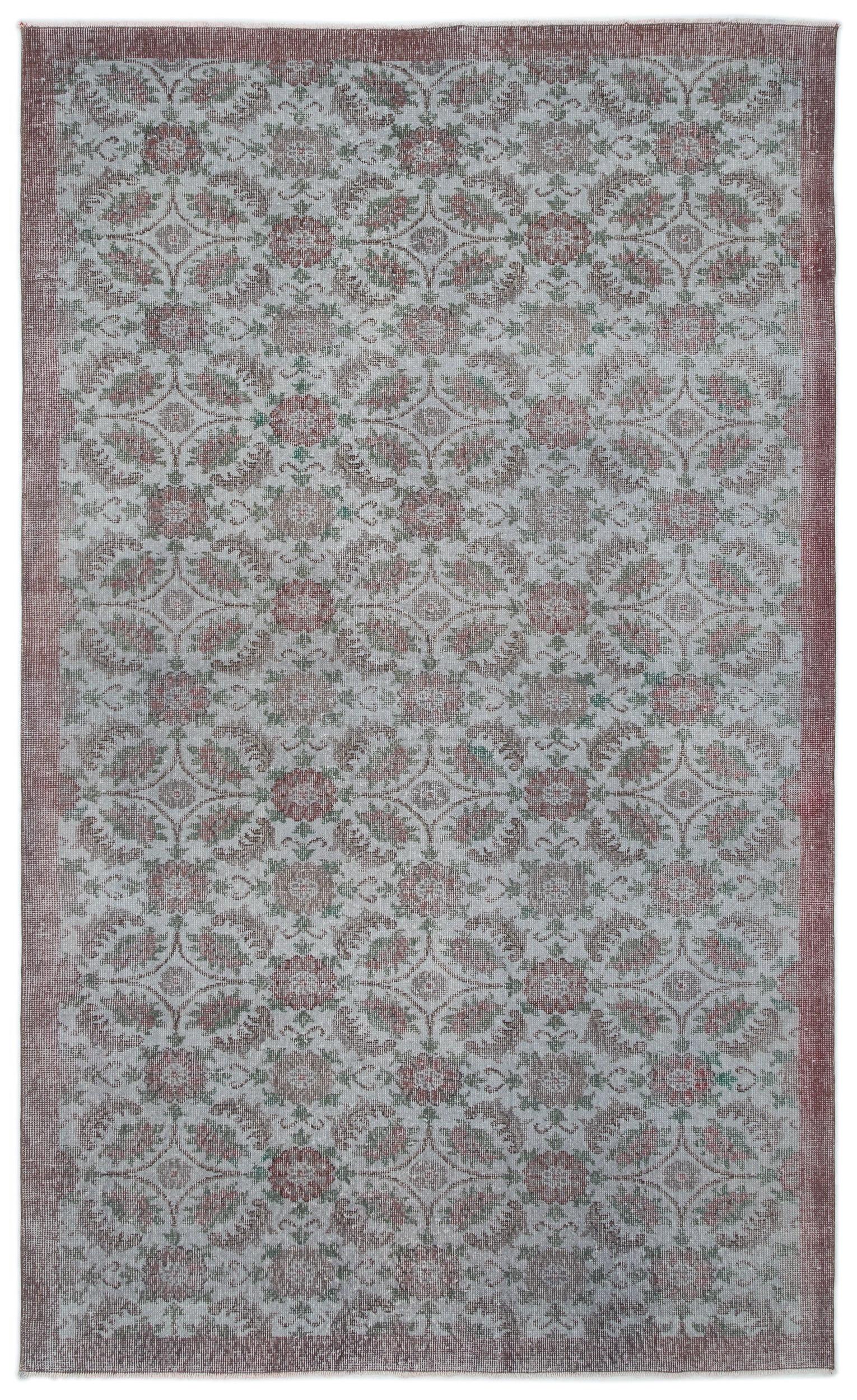 Gopina - Vintage Floral Rug - 5'8 X 9'4