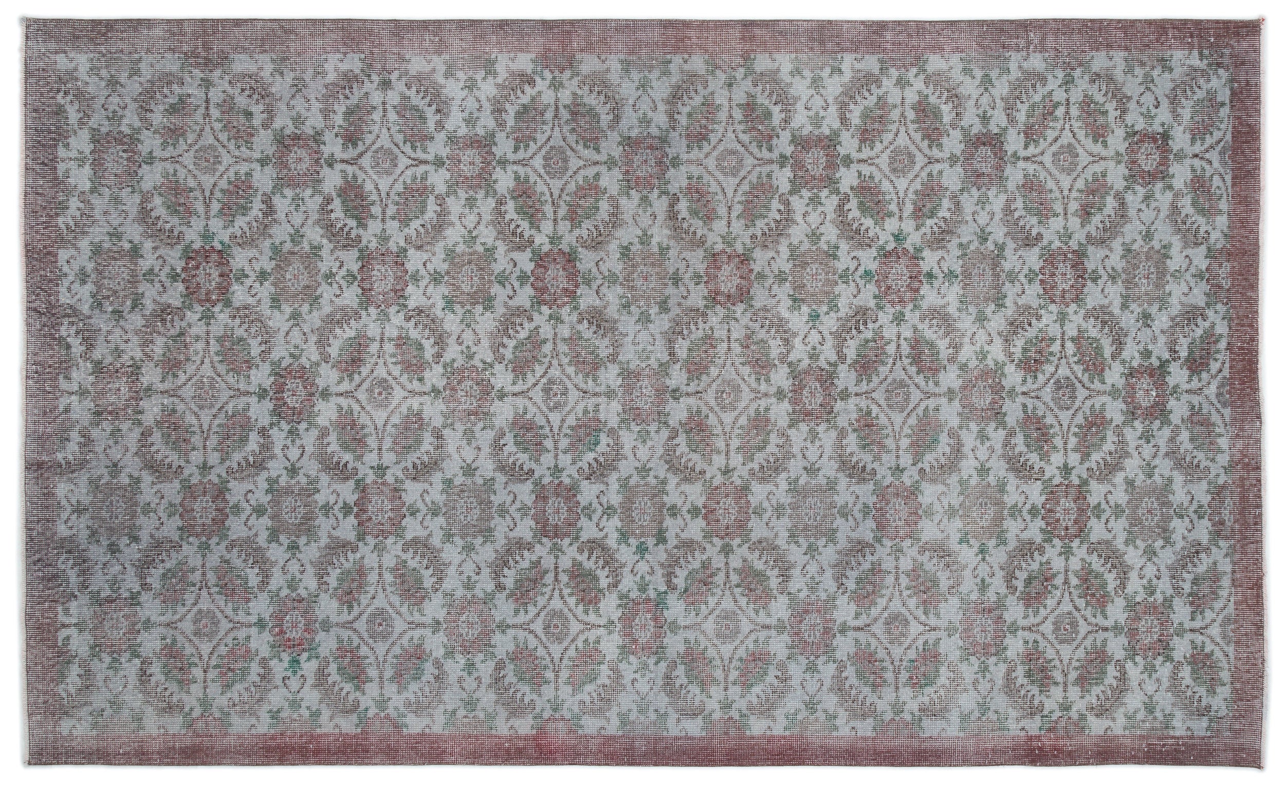 Gopina - Vintage Floral Rug - 5'8 X 9'4