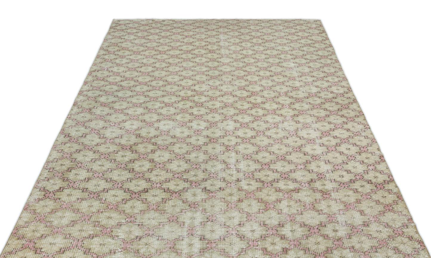 Steas - Vintage Distressed Rug - 5'6 X 8'4