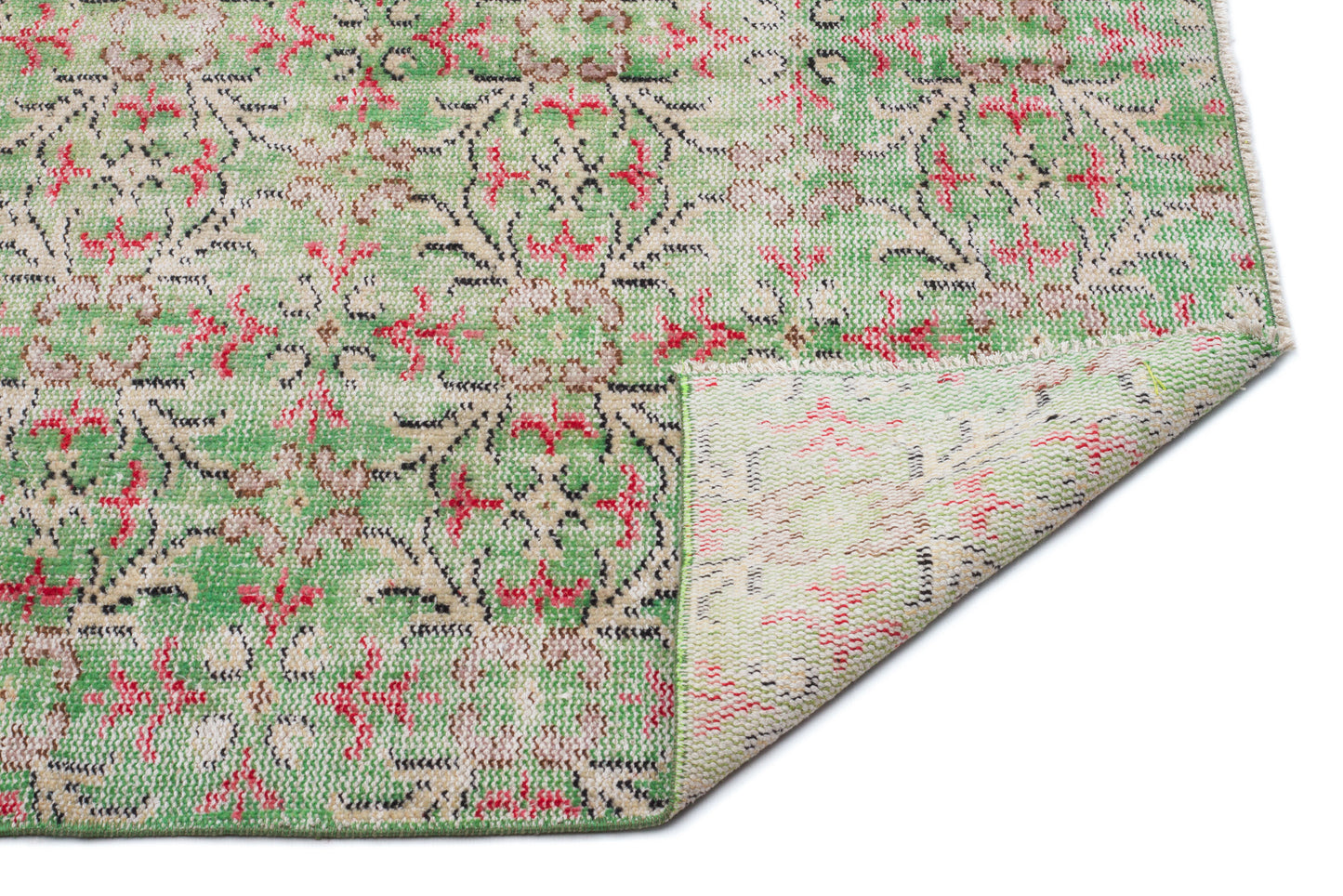 Hiaruva - Vintage Floral Rug - 4'7 X 8'1