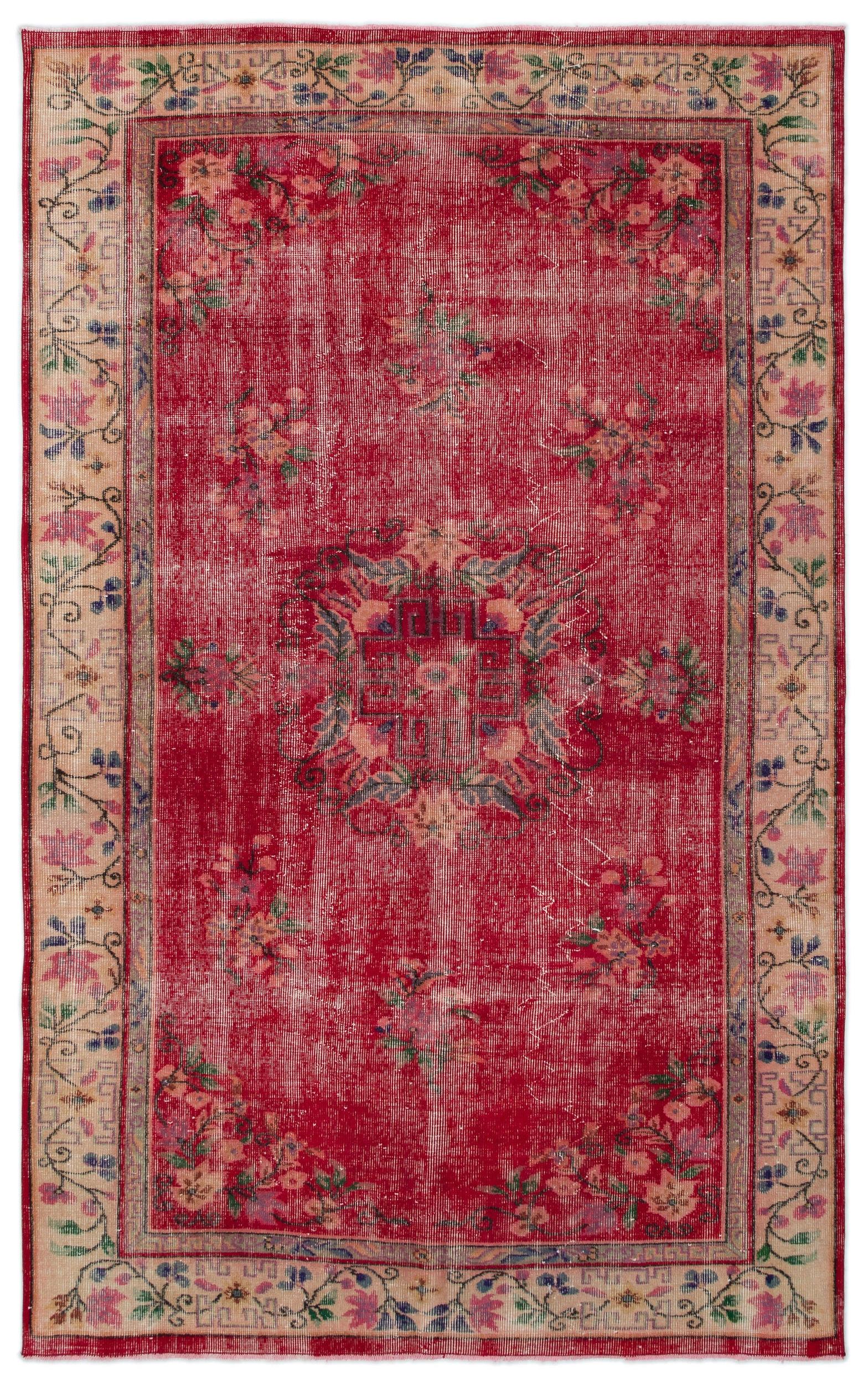 Cuzeen - Vintage Medallion Rug - 5'10 X 9'2