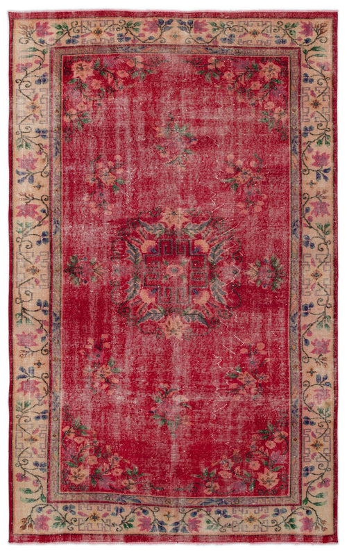 Load image 1 in gallery view. Cuzeen - Vintage Medallion Rug - 5'10 X 9'2
