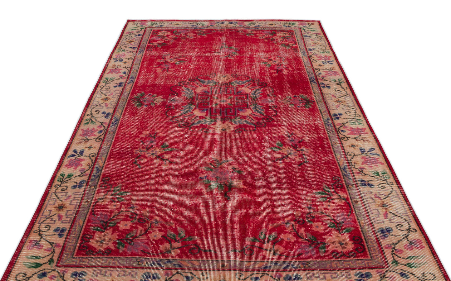 Cuzeen - Vintage Medallion Rug - 5'10 X 9'2
