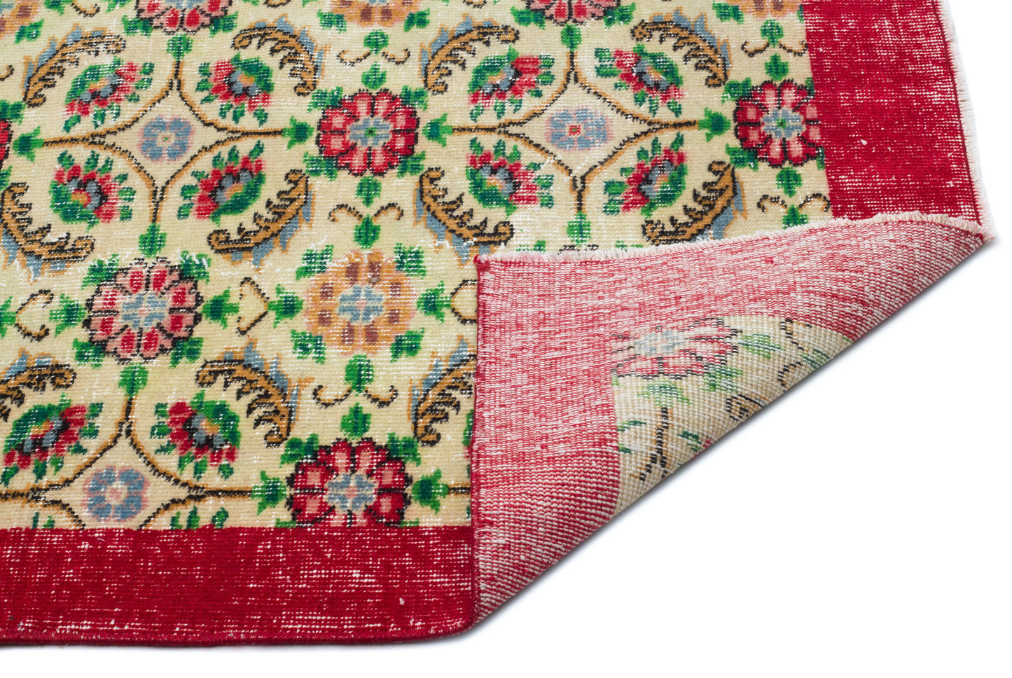 Nizoos - Vintage Floral Rug - 6'9 X 10'5