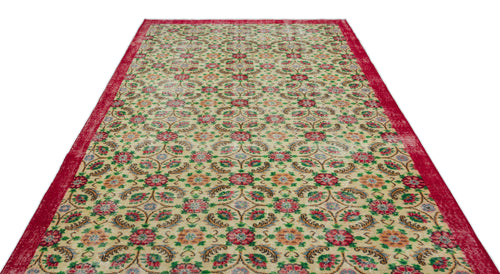 Load image 1 in gallery view. Nizoos - Vintage Floral Rug - 6'9 X 10'5