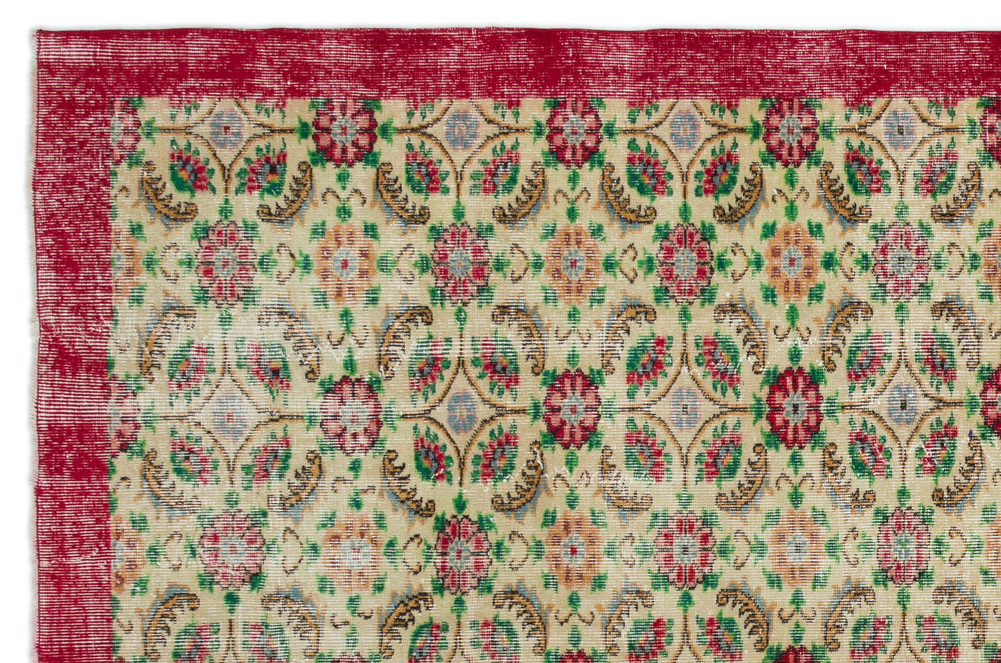 Nizoos - Vintage Floral Rug - 6'9 X 10'5