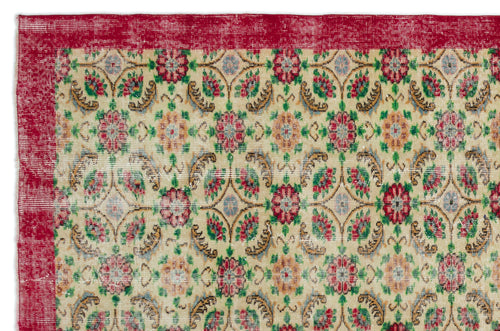 Load image 1 in gallery view. Nizoos - Vintage Floral Rug - 6'9 X 10'5