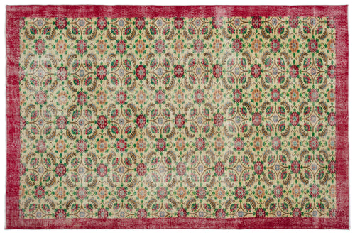 Load image 1 in gallery view. Nizoos - Vintage Floral Rug - 6'9 X 10'5