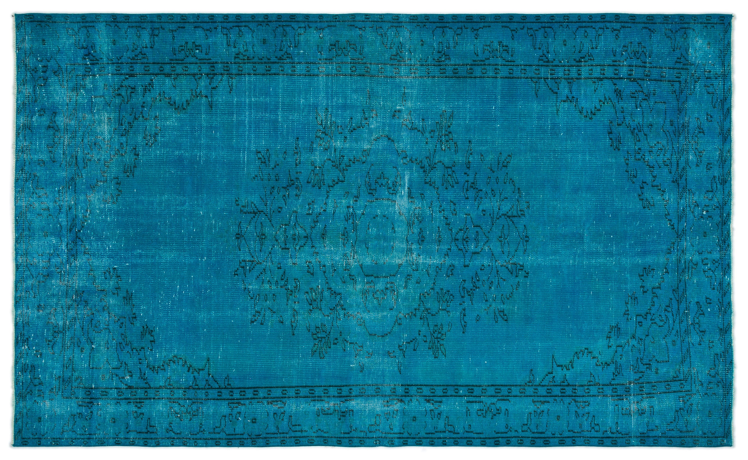 Prainana - Vintage Distressed Rug - 5'9 X 9'4