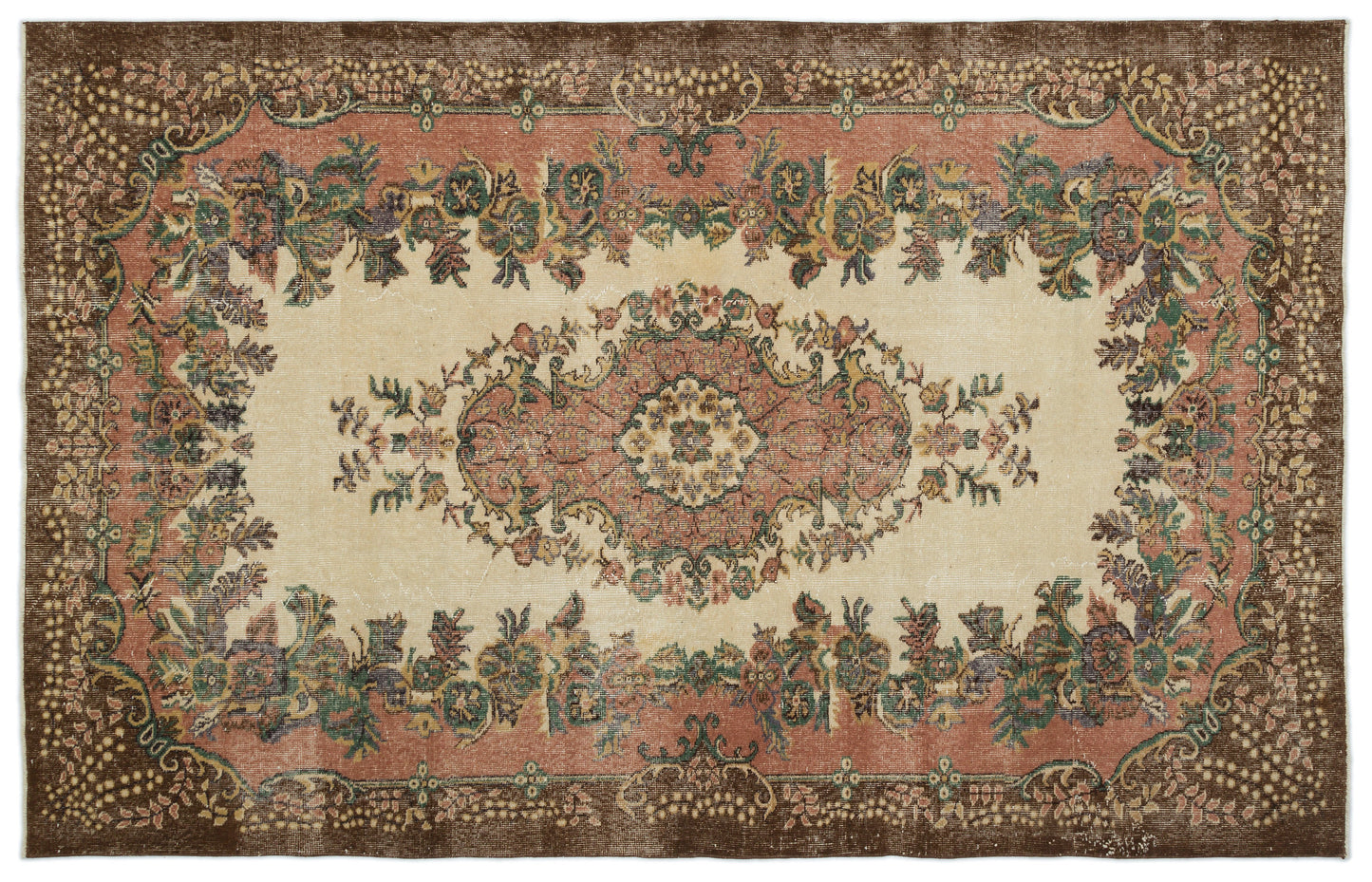 Raekoane - Vintage Medallion Rug - 6'2 X 9'7
