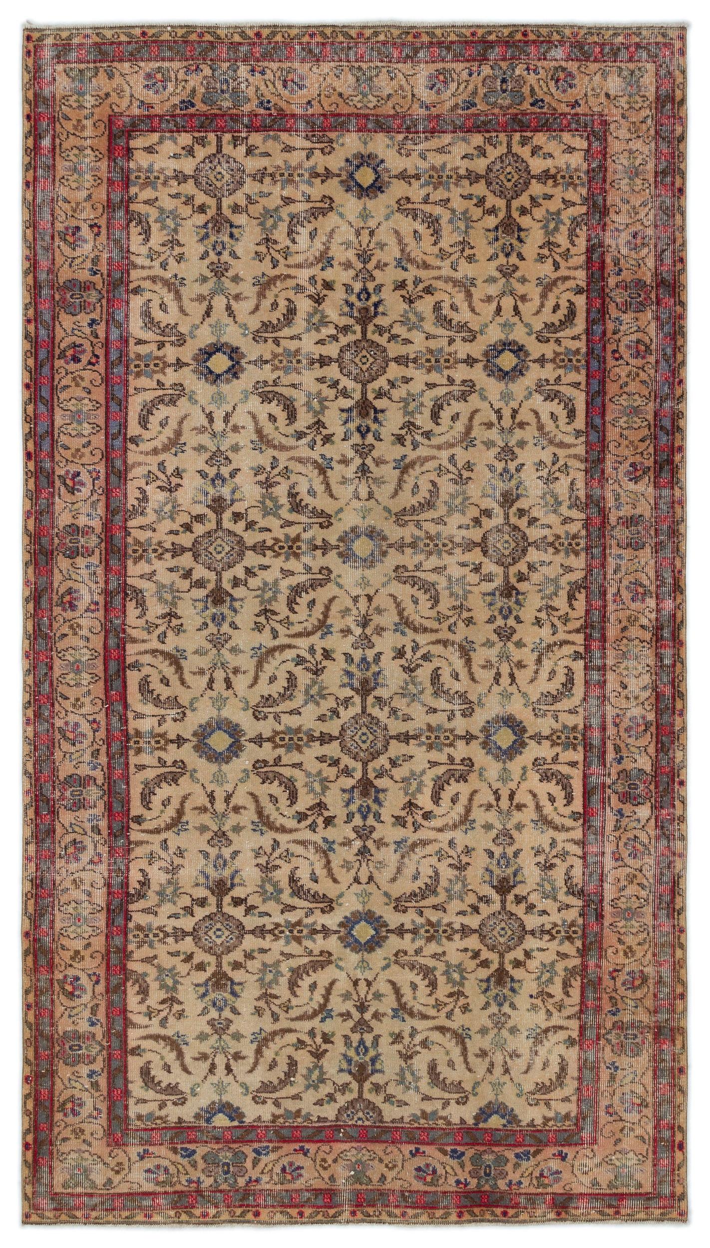 Thena - Vintage Floral Rug - 4'11 X 8'10