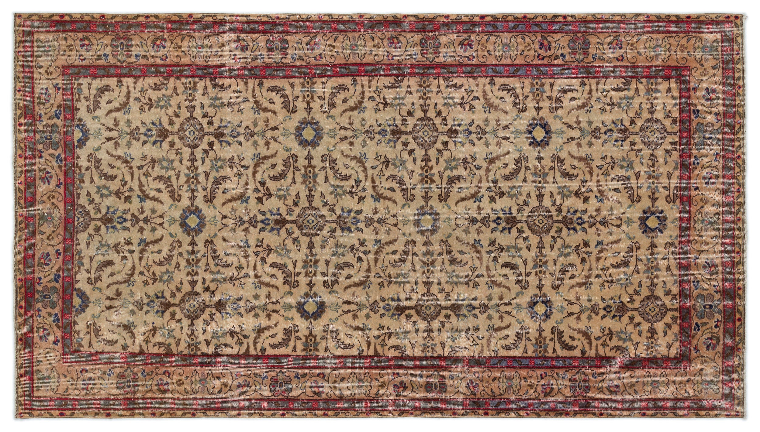Thena - Vintage Floral Rug - 4'11 X 8'10