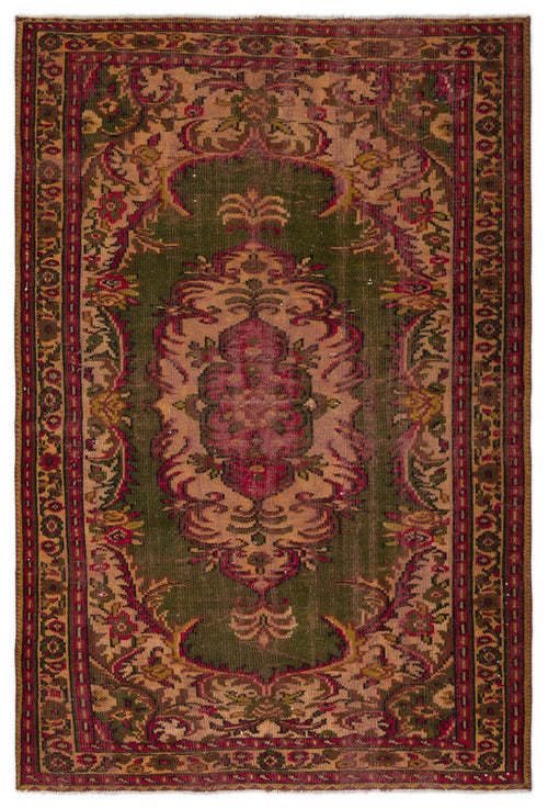 Load image 1 in gallery view. Guzeda - Vintage Medallion Rug - 5'5 X 8'2