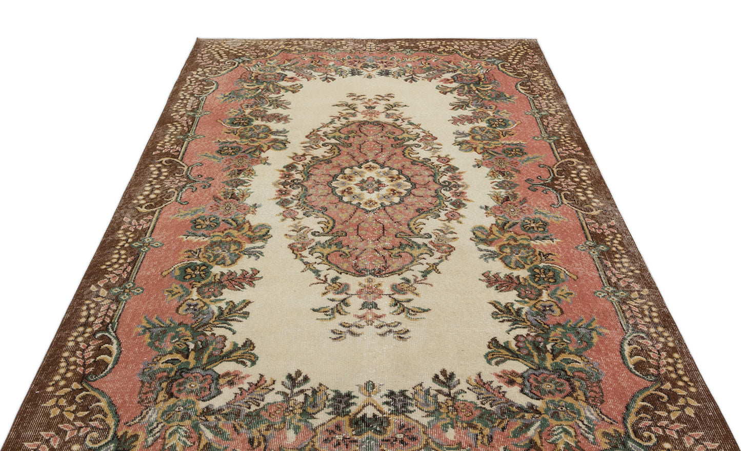 Naivien - Vintage Medallion Rug - 5'10 X 9'2